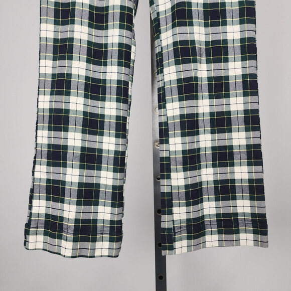 Urban Outfitters Green Plaid Tartan Cropped Pants Size 2 - Picture 4 of 10